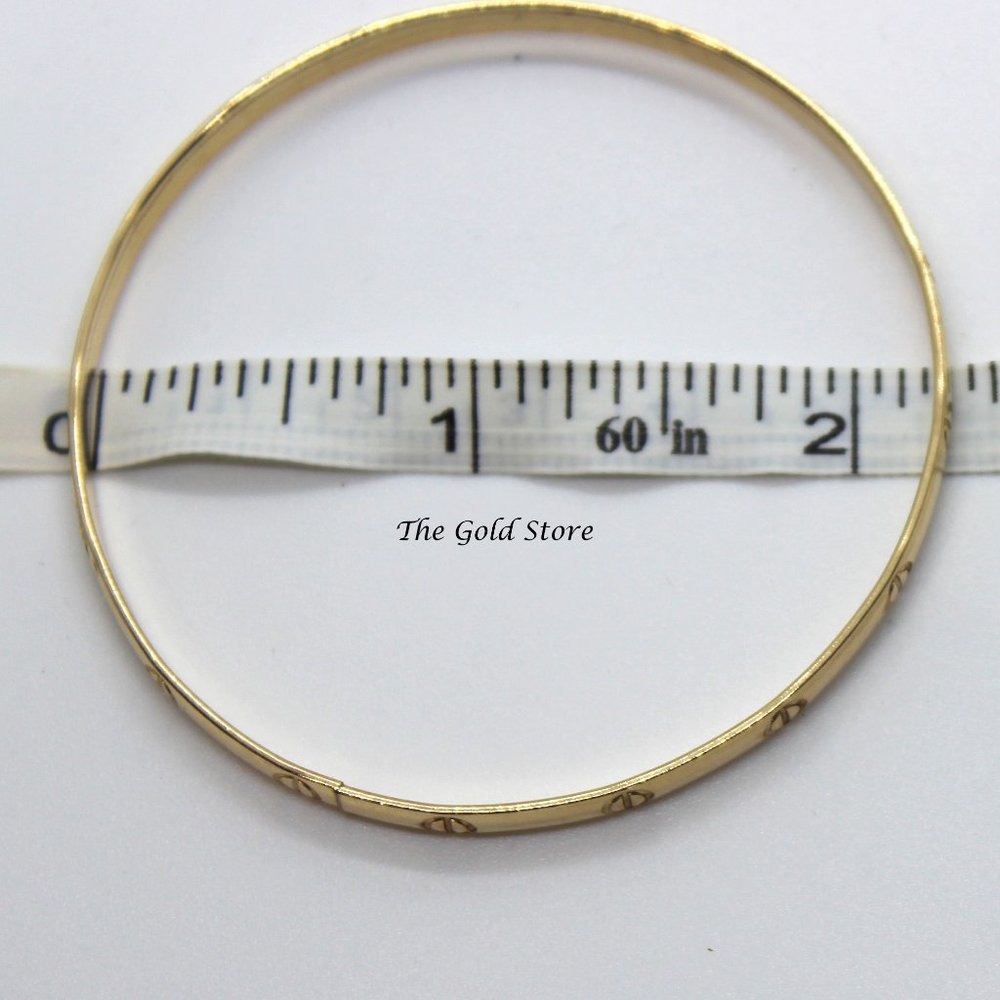 Gold Filled Dainty Bangles (set of 2) - Picture 3 of 4